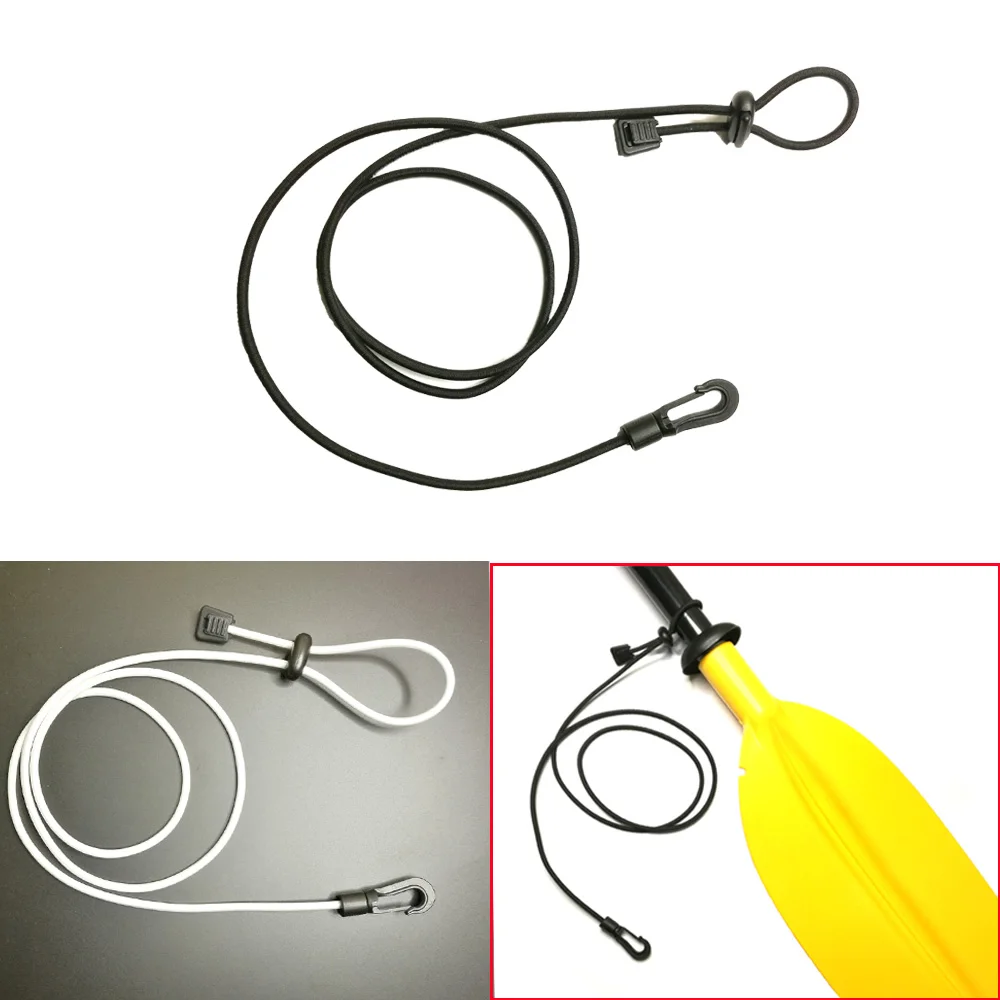 Fishing Kayak Paddle Leash - 1.2M canoa Kayak Paddle guinzaglio Clip