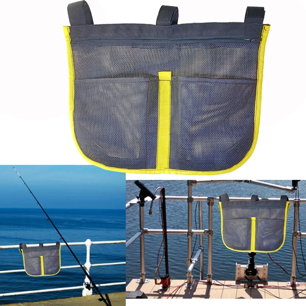 Fishing Kayak Crate - Borsa portaoggetti in rete per binario