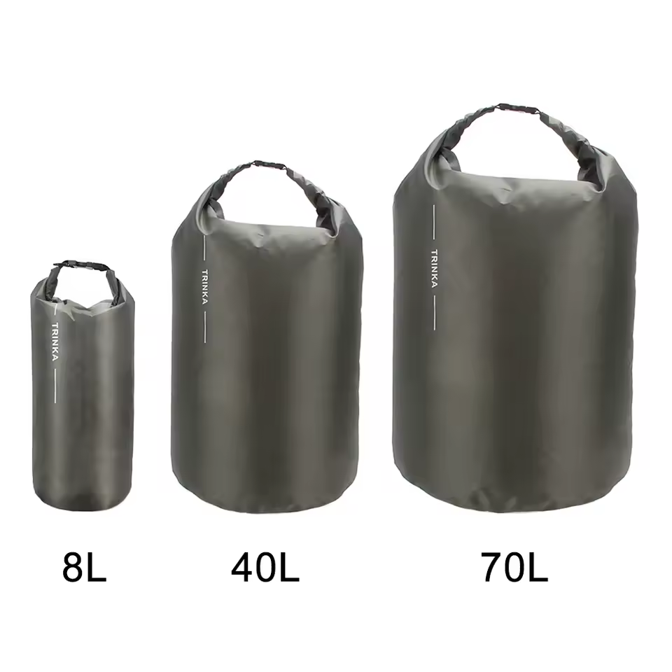 Fishing Kayak Storage Bag - Borsa Impermeabile Roll-Top da 8L, 40L,