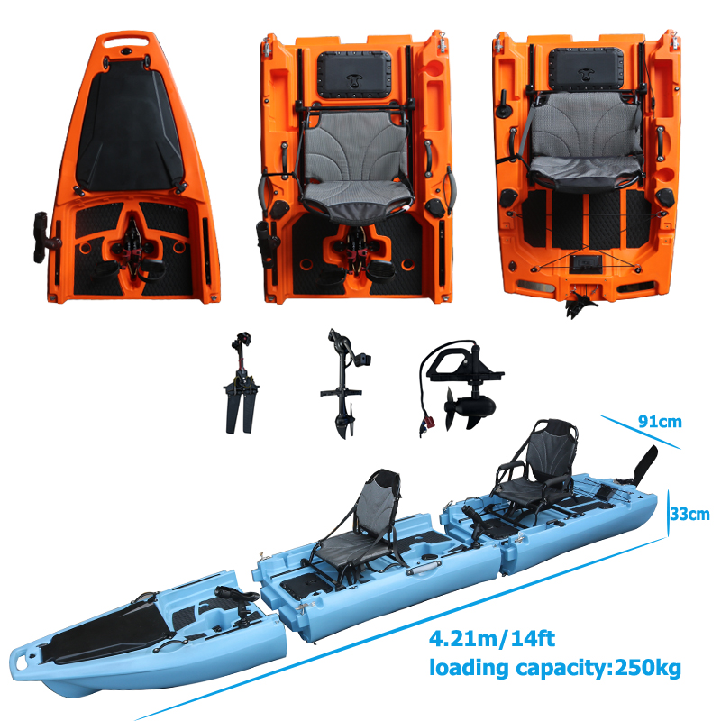 Fishing Kayak Seat - Kayak a Pedali Staccabile da 14