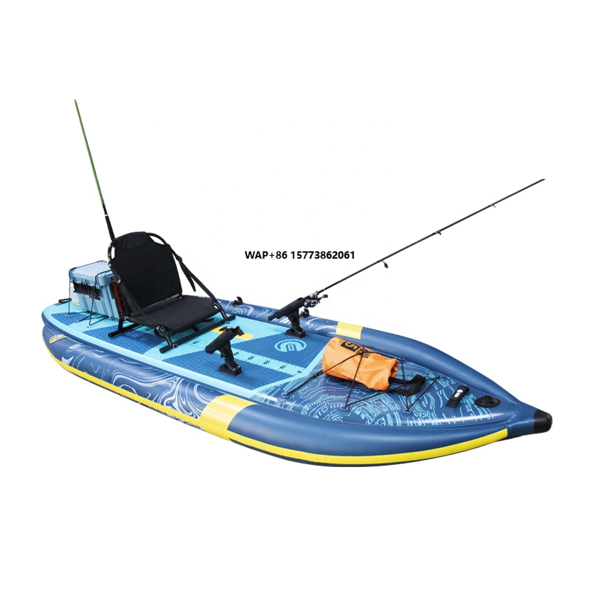 Fishing Kayak Rod Holder - Kayak Gonfiabile da Pesca a Tre