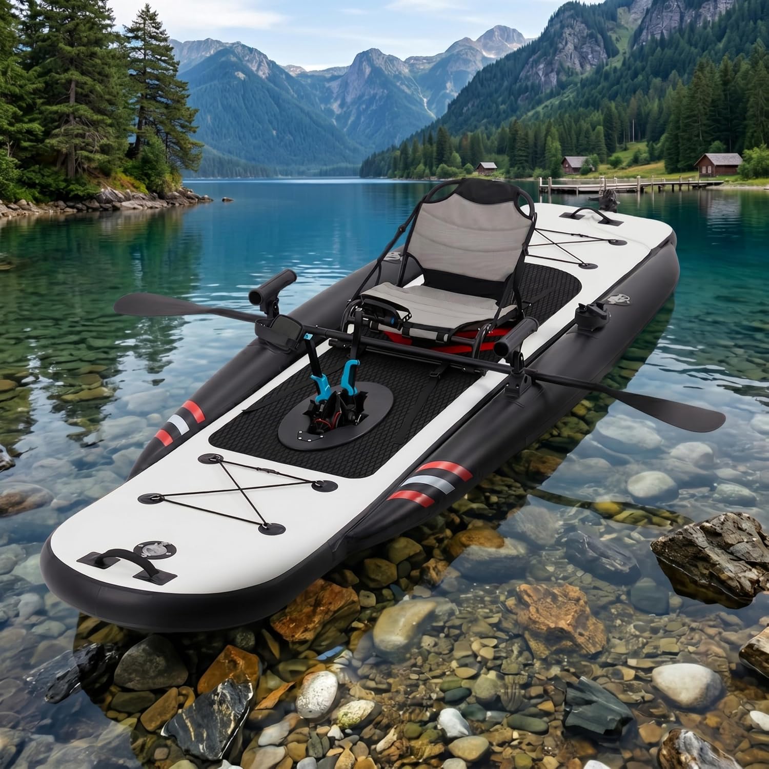 Kayak Gonfiabile da Pesca Prem - Fishing Kayak Seat recensione e prezzo