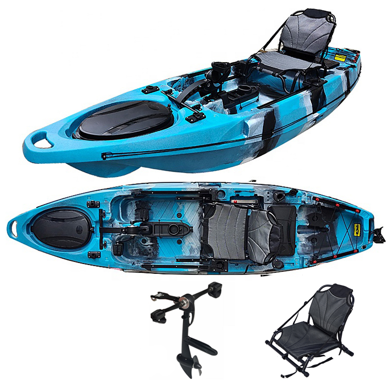 Kayak da Pesca Singolo Motoriz - Fishing Kayak Trolling Motor recensione e prezzo