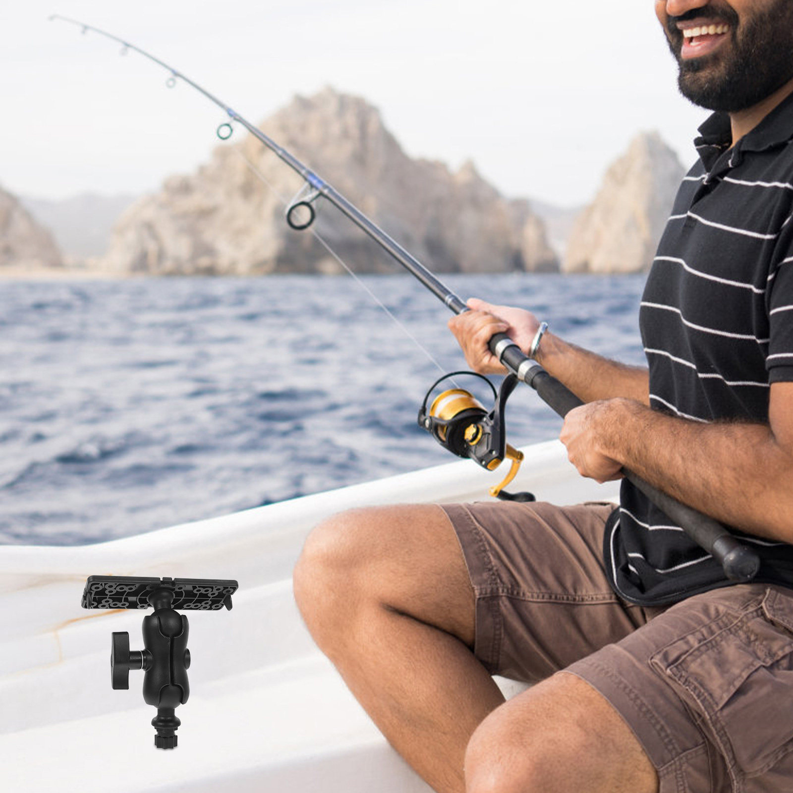Supporto Girevole in Plastica  - Fishing Kayak Fish Finder Mount recensione e prezzo