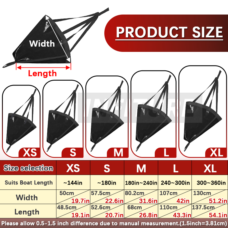 18-53 '' Sea Drogue Anchor Gal - Fishing Kayak Anchor recensione e prezzo