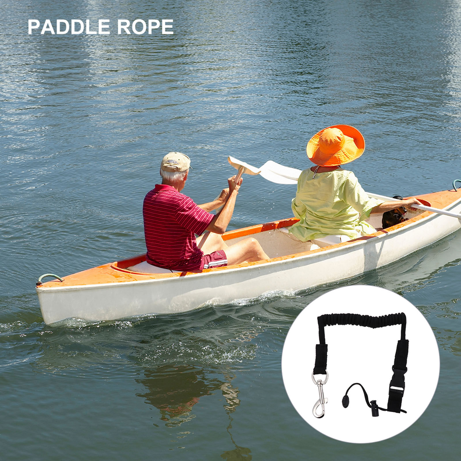 Corda elastica regolabile per  - Fishing Kayak Paddle Leash recensione e prezzo