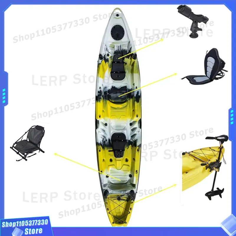 Kayak Rigido in Plastica per 2 - Fishing Kayak Sit In recensione e prezzo